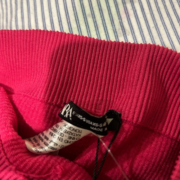 Zara new seamless fuscia pink ribbed stirrup leggings size xs/s - Picture 10 of 10